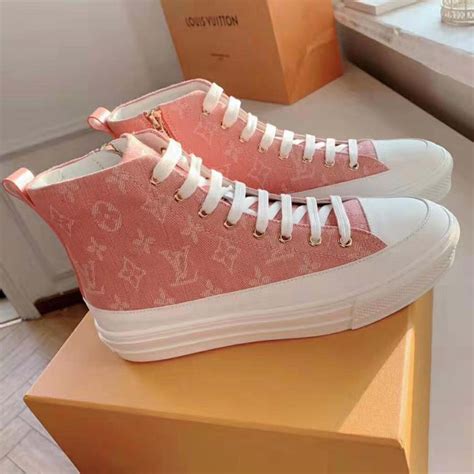 lv sneakers women pink|lv high top sneakers women's.